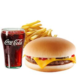 send burger king cheeseburger meal to dhaka city