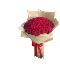 send 50 roses bouquet with fillers to bangladesh