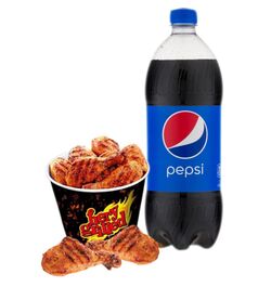 send 12 pcs fiery grilled chicken w 2 liters pepsi to dhaka