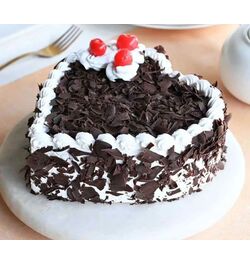 Swiss - 3.3 Pounds Black Forest Heart Cake