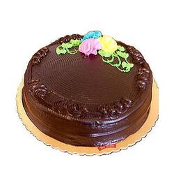 Send 2.2 Pounds Chocolate Round Shape Cake By Yummy Yummy to Dhaka in Bangladesh