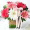 Send 9 Pcs. Mixed Color Gerberas in Vase to Bangladesh